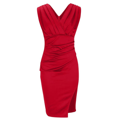 Celina™ | Robe de cocktail avec design plissé