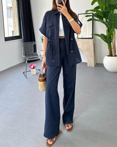Molly - Ensemble de Vêtements de Travail à Cordon de Serrage – Deux Pièces