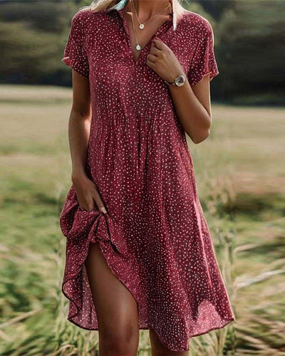 Yara™ | Robe Mini à Pois Aérée