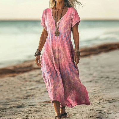 Elsie™ | Robe Maxi Batik Légère