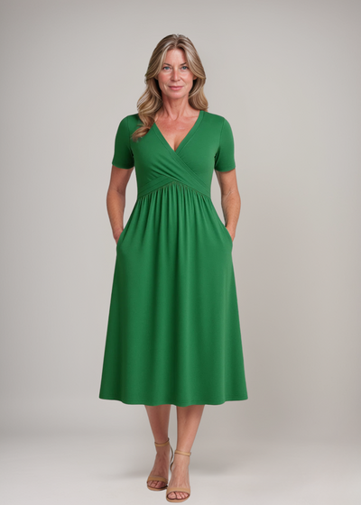 Corazon™ | Robe midi à décolleté en V