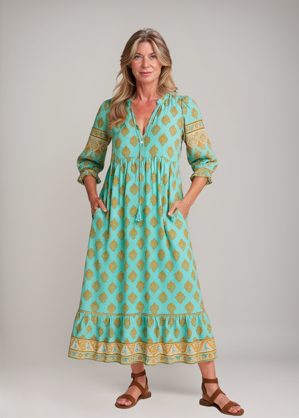 Hilga™ | Tunique Boho avec Franges