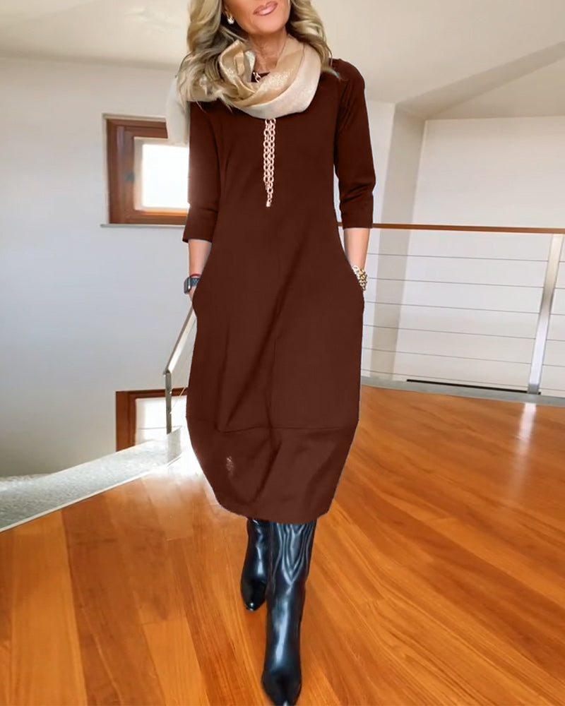 Nele™ | Robe Midi Raffinée