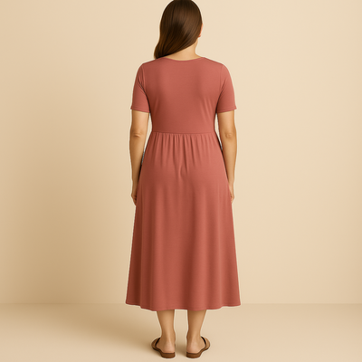 Corazon™ | Robe midi à décolleté en V
