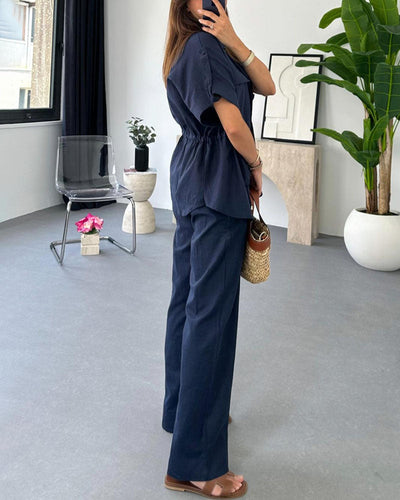 Molly - Ensemble de Vêtements de Travail à Cordon de Serrage – Deux Pièces