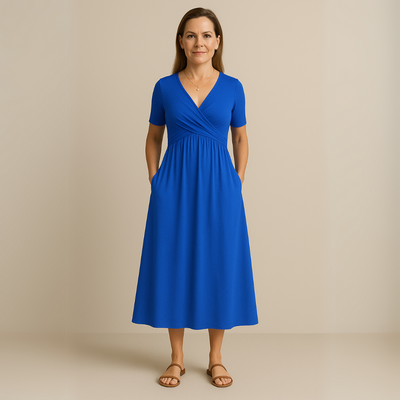 Corazon™ | Robe midi à décolleté en V
