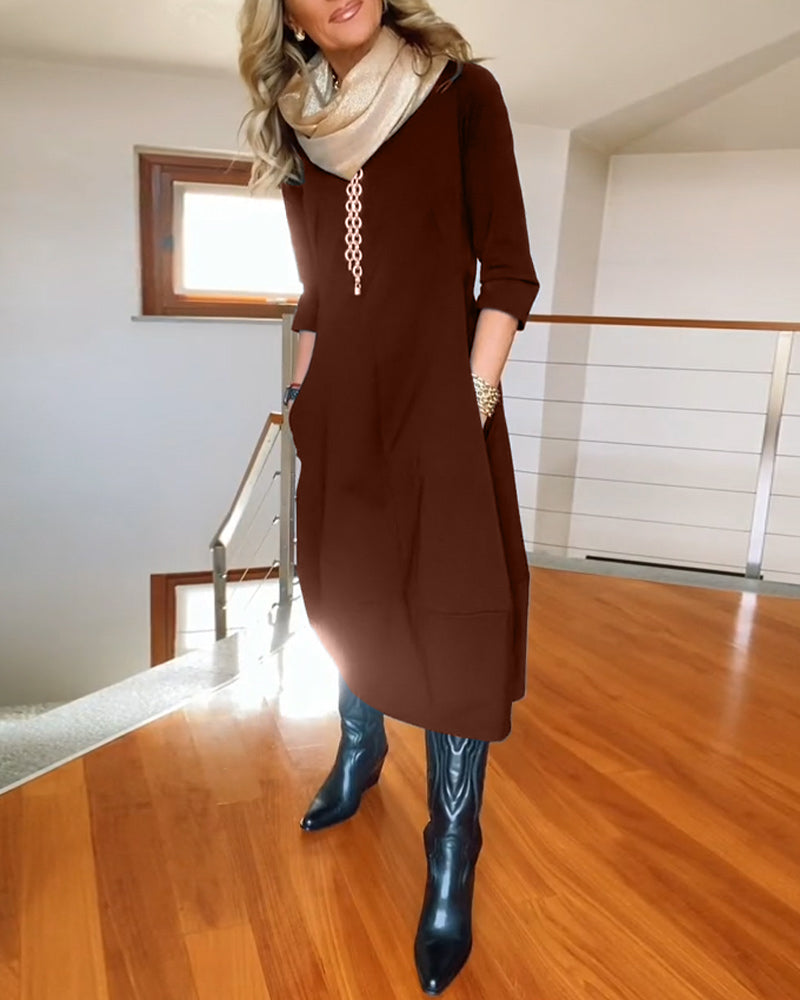 Nele™ | Robe Midi Raffinée