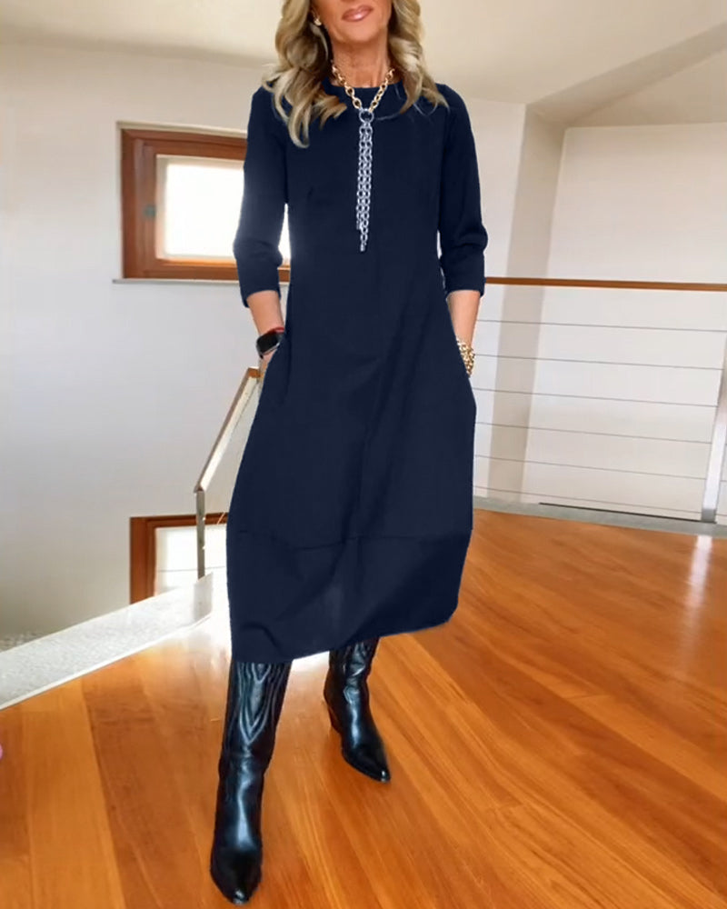 Nele™ | Robe Midi Raffinée