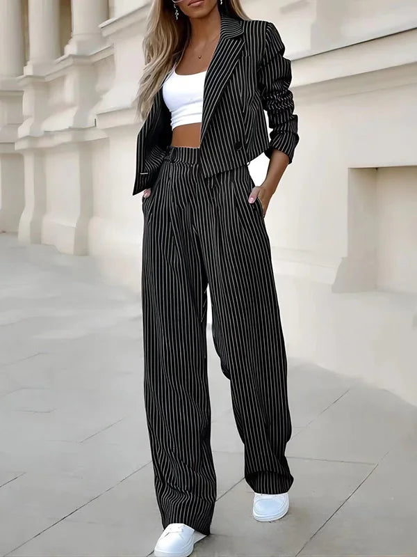 Camilla - Blazer-Manteau Ensemble à Manches