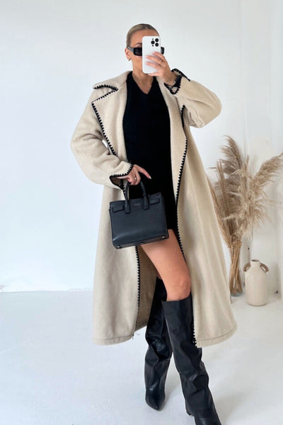 CELESTE 2.0 I MANTEAU LONG EN LAINE POUR DAMES