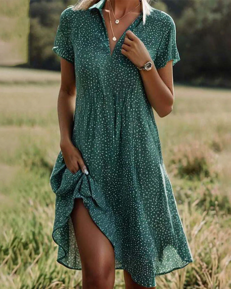 Yara™ | Robe Mini à Pois Aérée