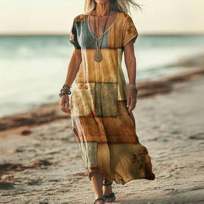 Elsie™ | Robe Maxi Batik Légère