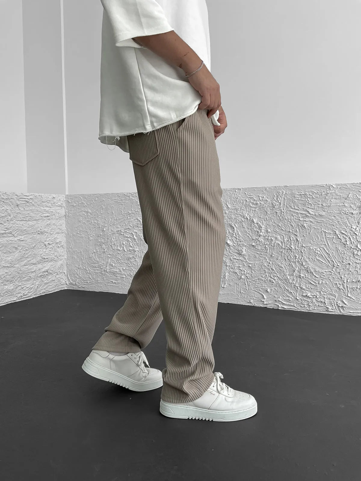 NICOLAS - PANTALON CÔTELÉ