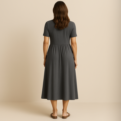 Corazon™ | Robe midi à décolleté en V
