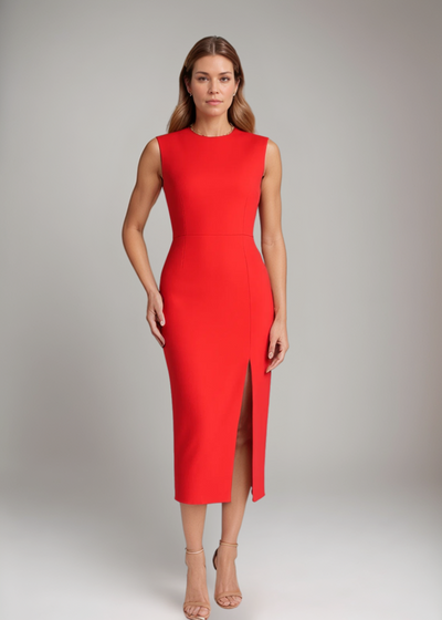 Carolin™ | Robe Midi Élégante Sans Manches