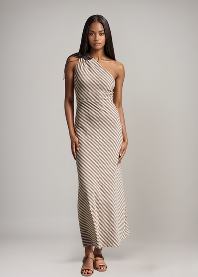 Rocia™ | Robe d'été à rayures avec une touche élégante