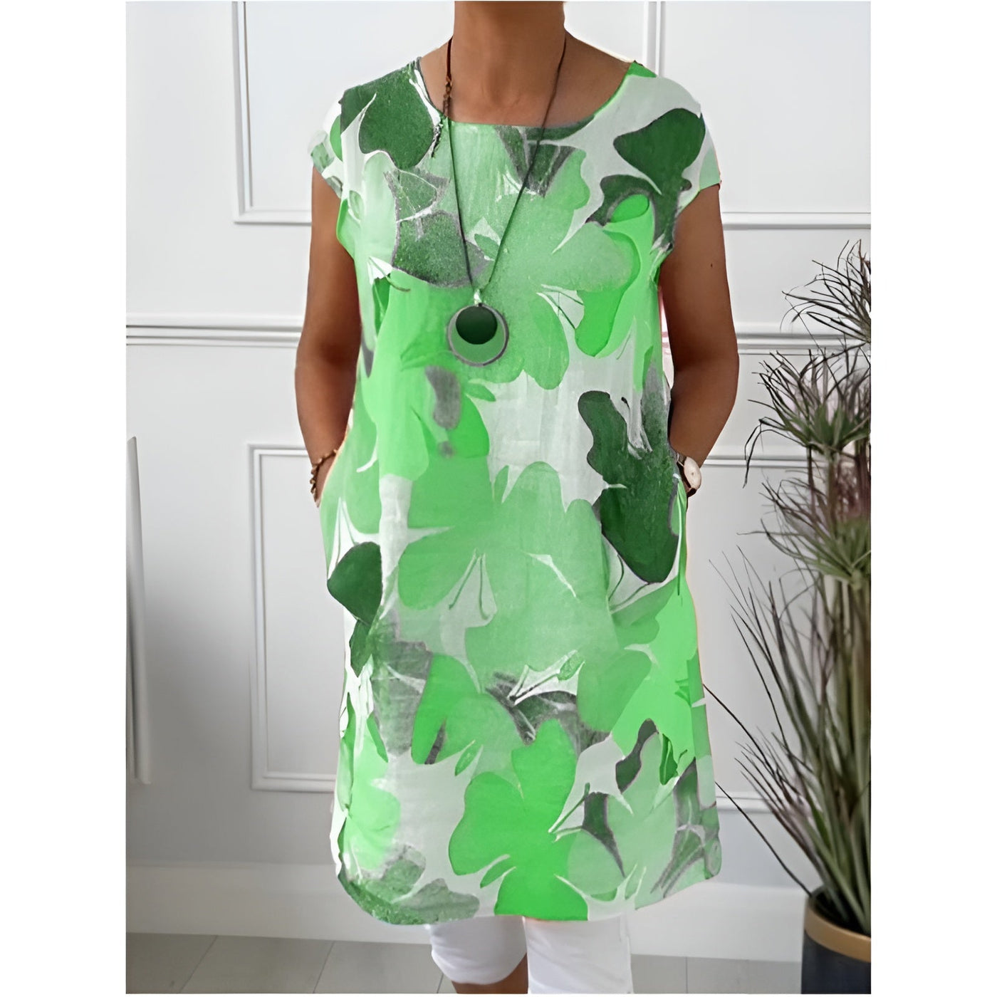 Mailin™ | Robe tunique décontractée avec une touche florale