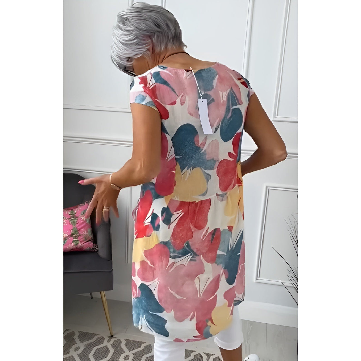 Mailin™ | Robe tunique décontractée avec une touche florale