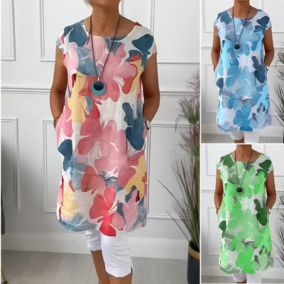 Mailin™ | Robe tunique décontractée avec une touche florale