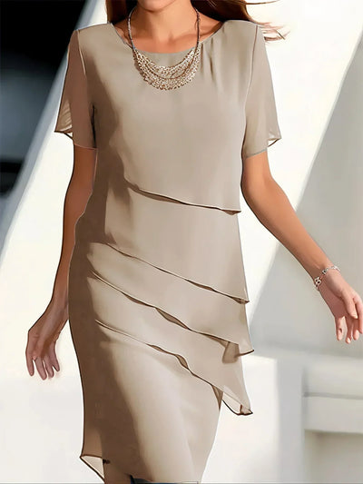 Juna™ | Robe Midi en Chiffon