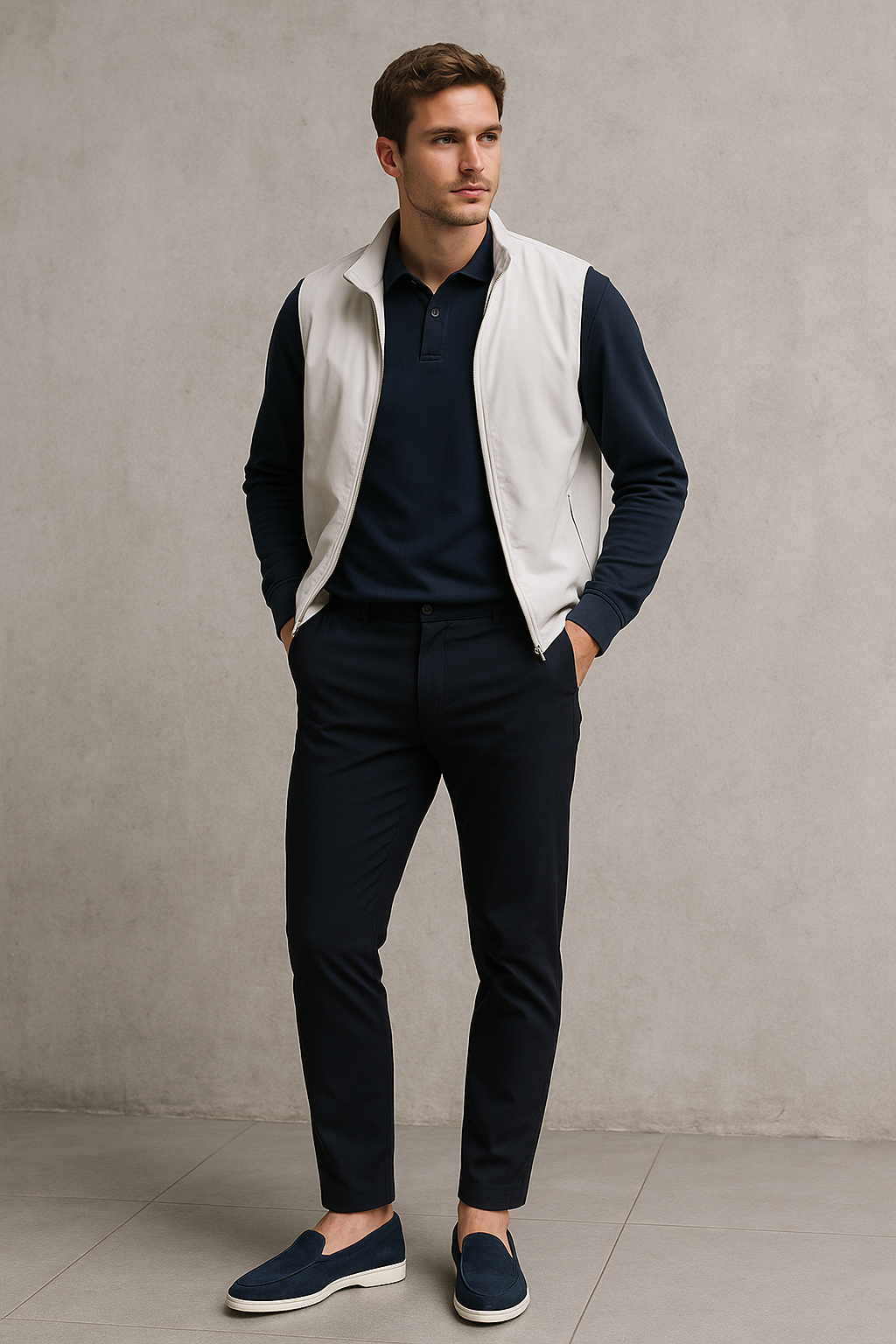 Marceau | Pantalon Quotidien Premium en Tissu Élastique