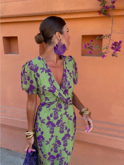 Antonia™ | Robe portefeuille Boho-Chic