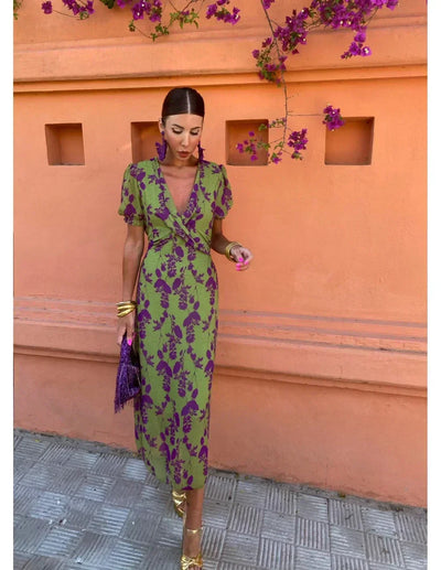 Antonia™ | Robe portefeuille Boho-Chic