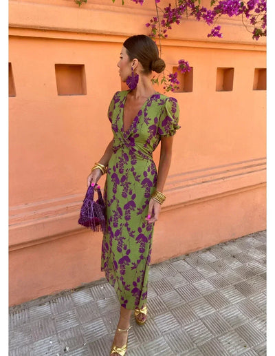 Antonia™ | Robe portefeuille Boho-Chic