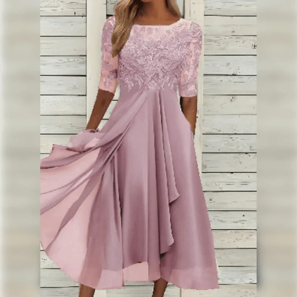 Leni™ | Robe en Chiffon Élégante
