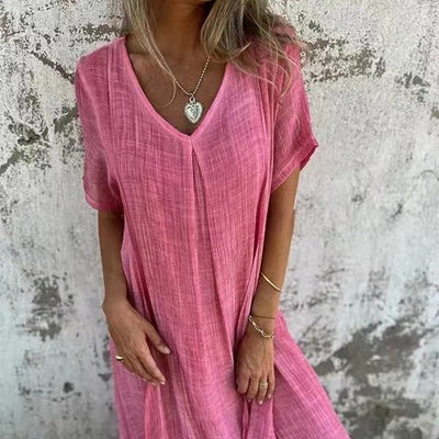 Emilia™ | Robe midi fluide à coupe décontractée