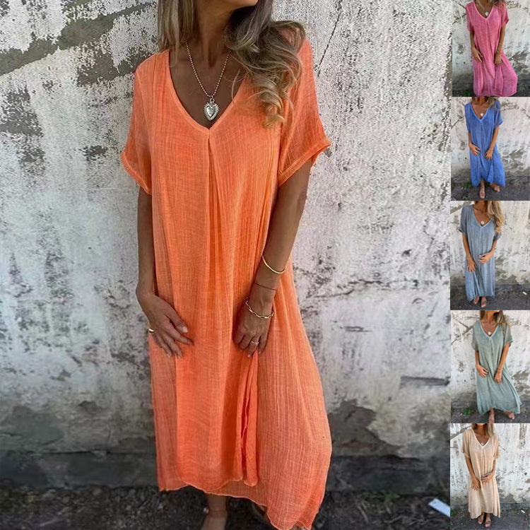 Emilia™ | Robe midi fluide à coupe décontractée