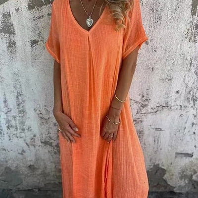 Emilia™ | Robe midi fluide à coupe décontractée