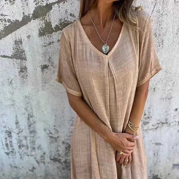 Emilia™ | Robe midi fluide à coupe décontractée