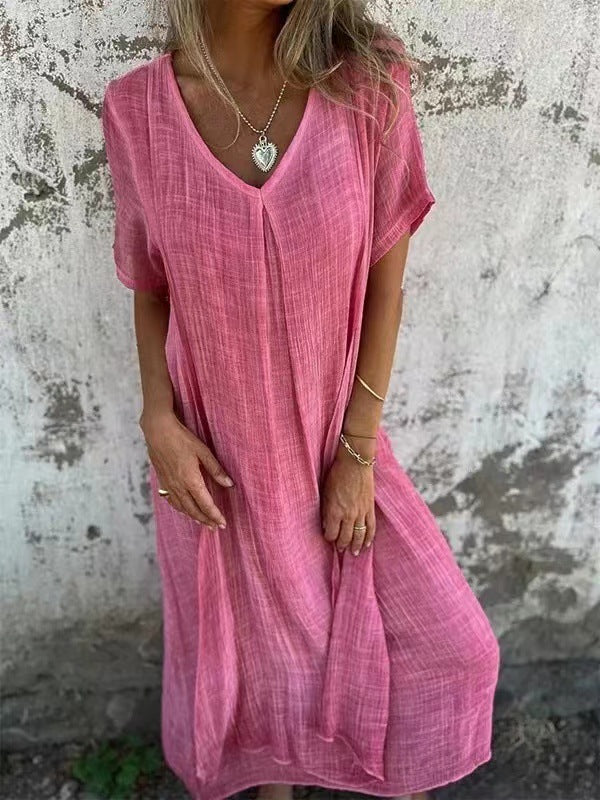 Emilia™ | Robe midi fluide à coupe décontractée