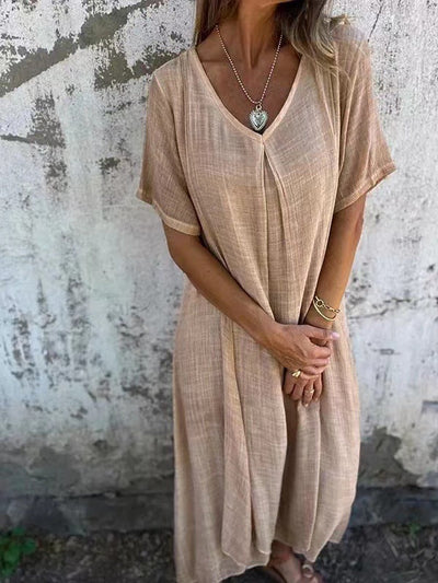 Emilia™ | Robe midi fluide à coupe décontractée