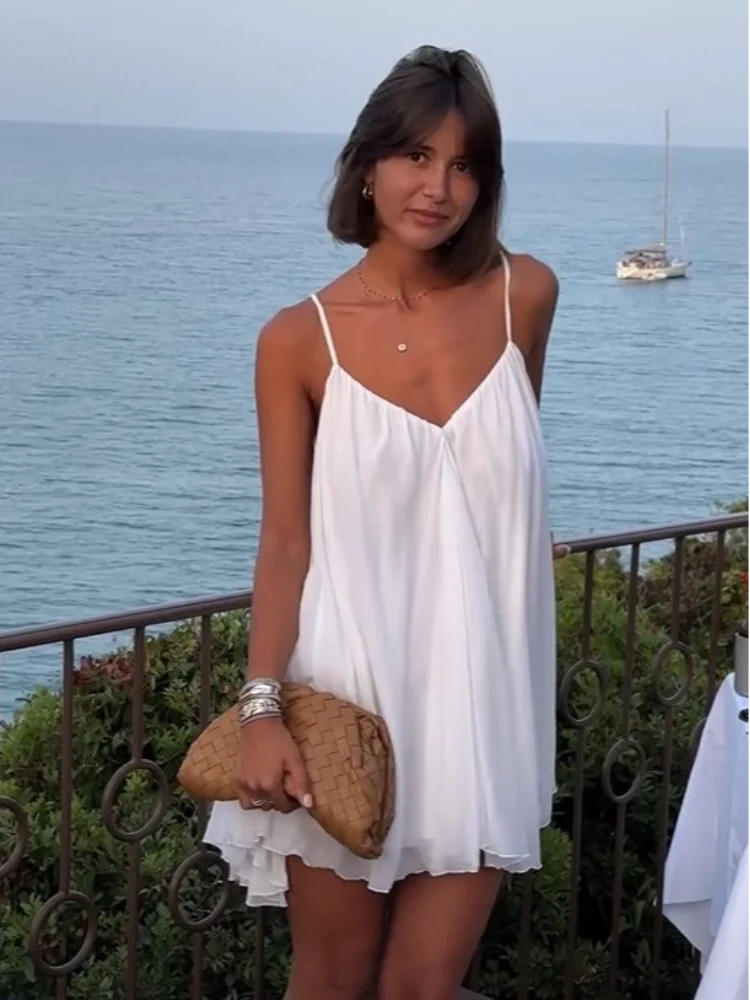 Jade | Robe d'été blanche