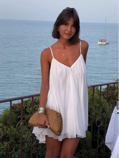 Jade | Robe d'été blanche
