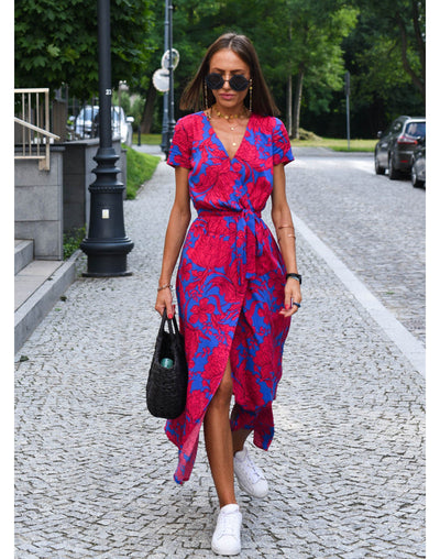 Kelly™ | Robe portefeuille avec une touche d'été