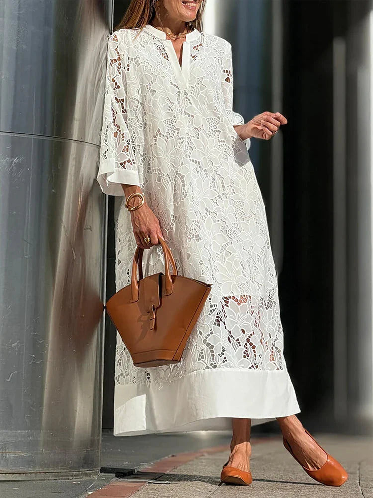 Eléna - Midi Lace Dress