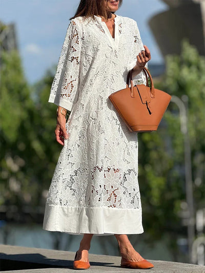 Eléna - Midi Lace Dress