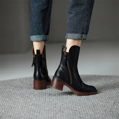 Sophie™ - Bottes en Cuir Premium