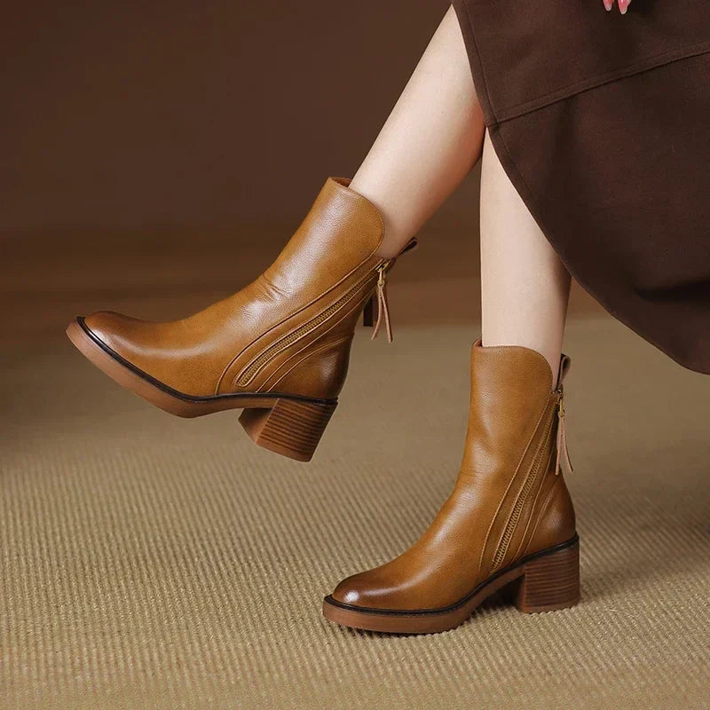 Sophie™ - Bottes en Cuir Premium