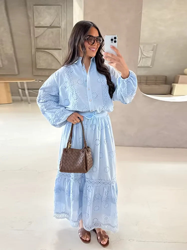 Eloïse - Embroidered Maxi Dress