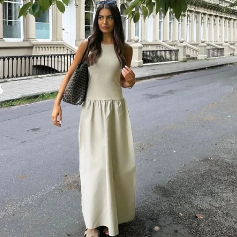 Clara™ Robe Longue Élégante Sans Manches