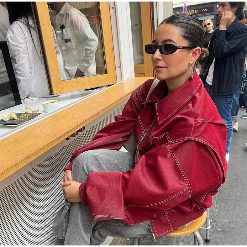 ALICE - VESTE EN CUIR