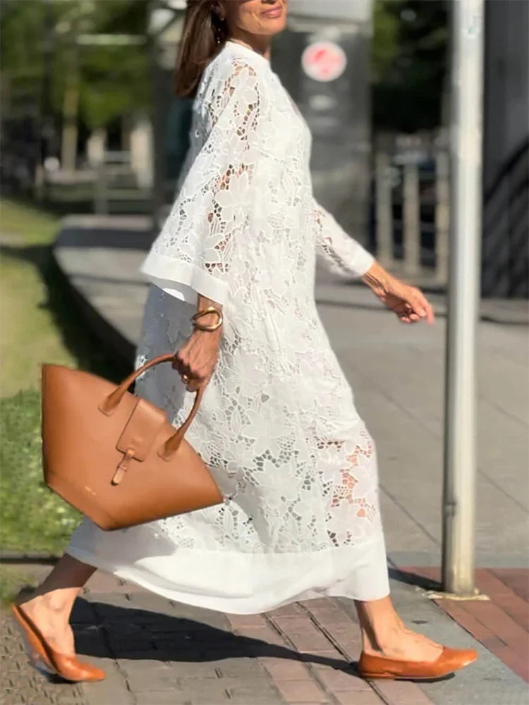 Eléna - Midi Lace Dress