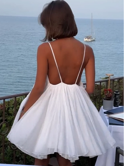 Jade | Robe d'été blanche