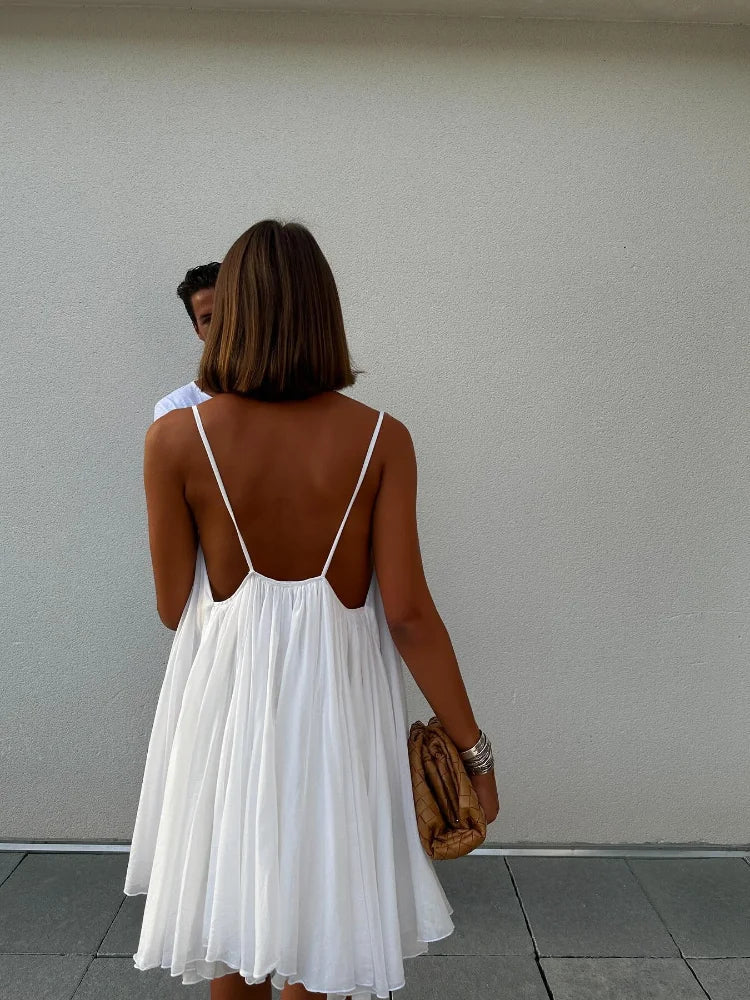 Jade | Robe d'été blanche