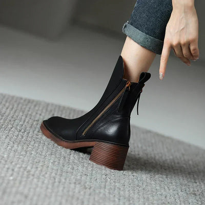 Sophie™ - Bottes en Cuir Premium