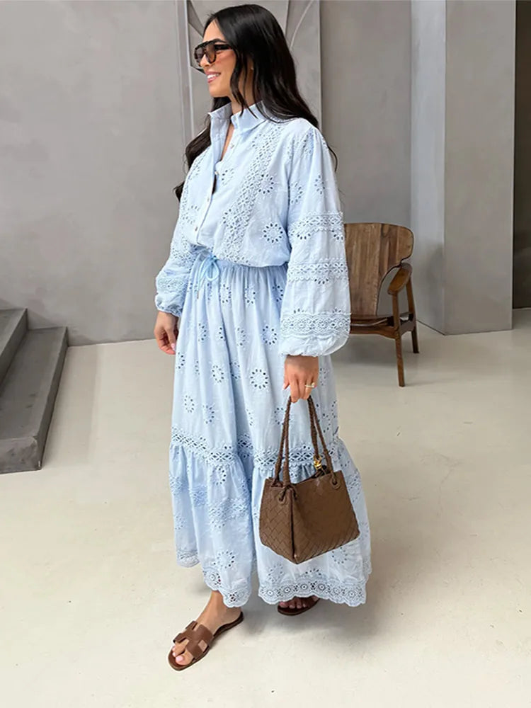 Eloïse - Embroidered Maxi Dress